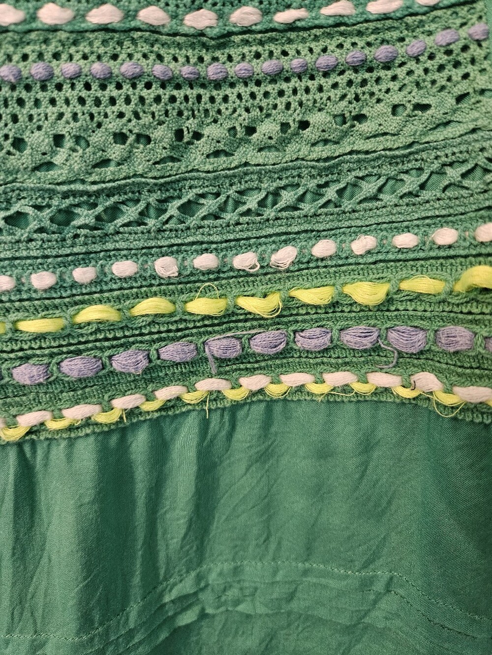 Anthropologie Blank London Teal Embroidered Top - Picture 2 of 7